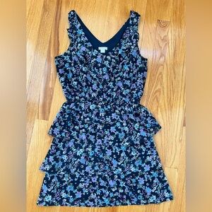 Blue and purple floral dress. Only worn once.